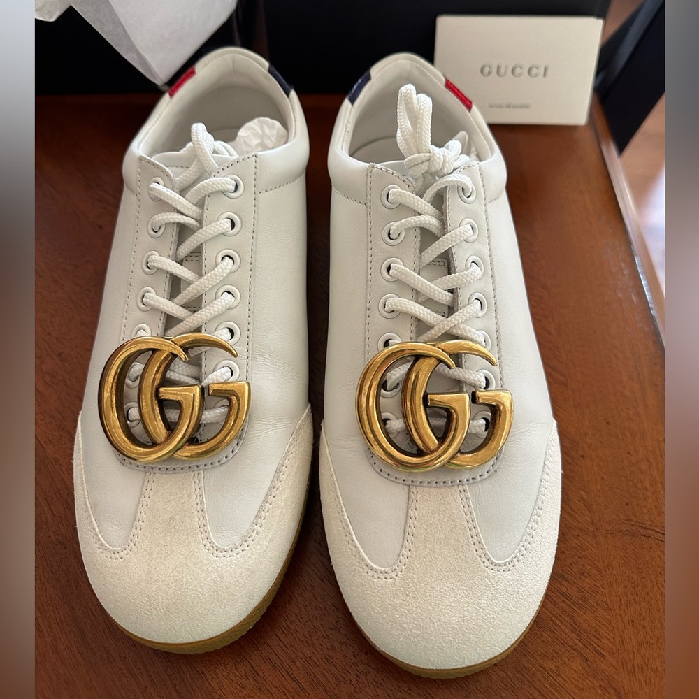 New Mormont Gucci Sneakers with Removable Gucci piece